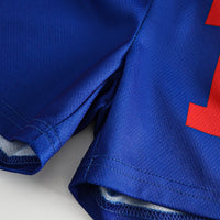Boys Royal Blue Colorblocked Short Sleeve T-Shirt With Shorts Sets 2 pc. Sets