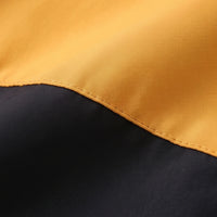 Boys Yellow Colourblocked Zip-Up Hooded Jacket Coats & Jackets
