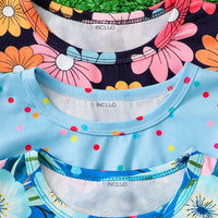 Girls Multicolour Floral Print Flutter Sleeve Fit & Flare Dress Pack Of 3 Casual Dresses