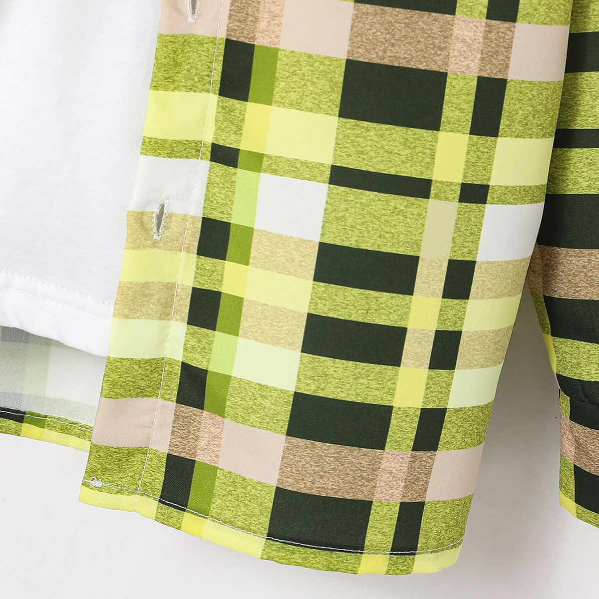 Boys Yellow Checked Long Sleeves Winter Shirts Shirts