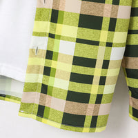Boys Yellow Checked Long Sleeves Winter Shirts Shirts