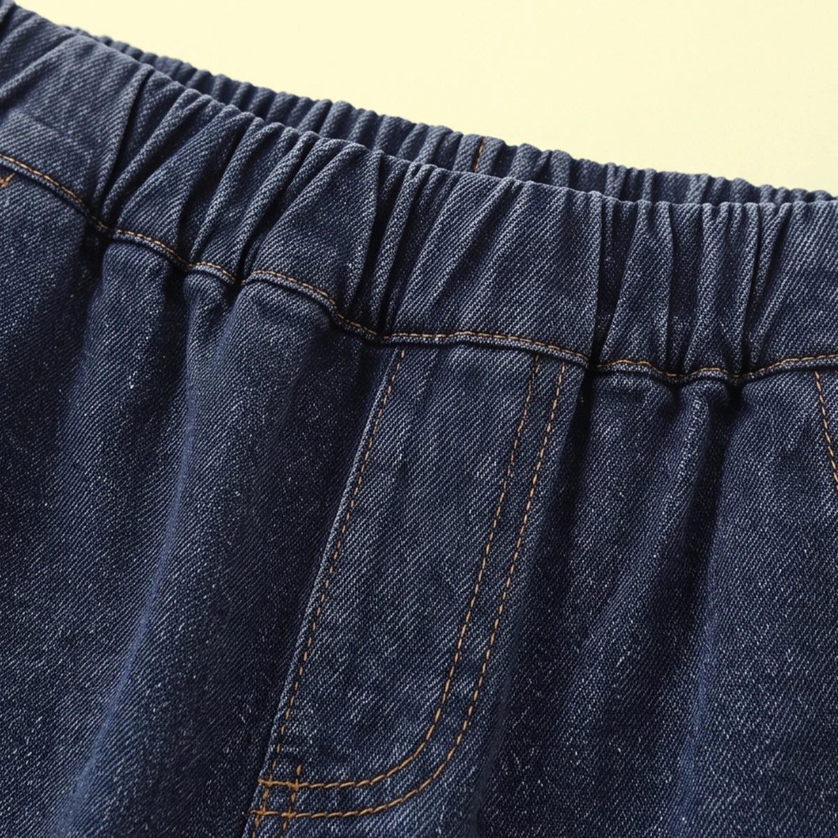 Boys Blue Typographic Denim Shorts Shorts