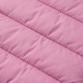 Girls Mauve Hooded Quilted Puffer Jacket Coats & Jackets