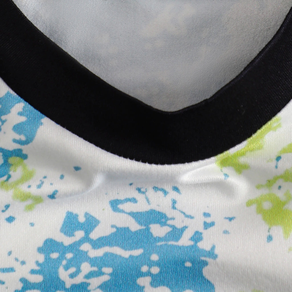 Boys Black Abstract Print T-Shirt With Shorts Set Sets