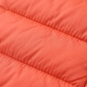 Girls Orange Sleeveless Hooded Puffer Jacket Coats & Jackets