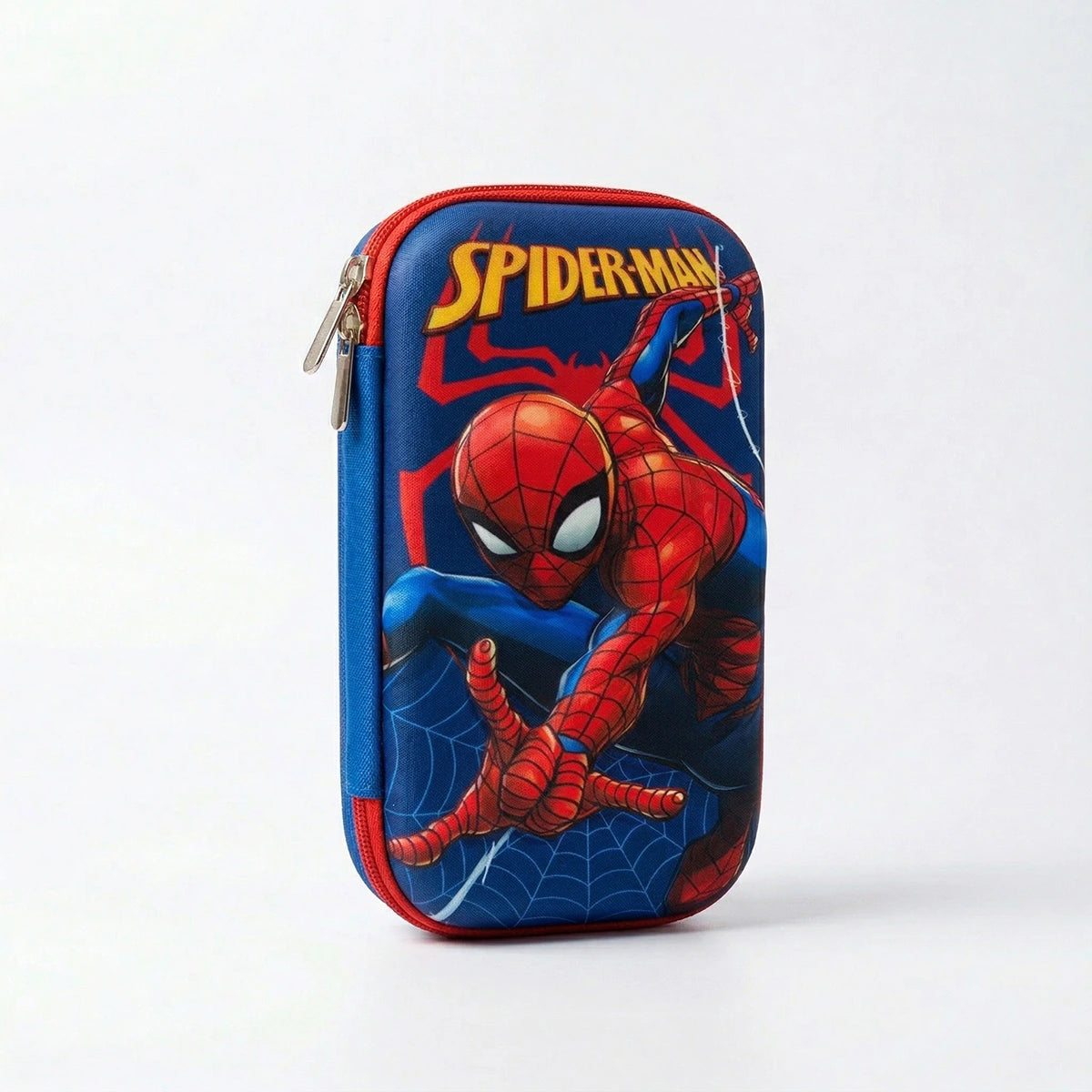 Boys Blue Spiderman Hard-Shell Pencil Box Trending Accessories Blue Onesize