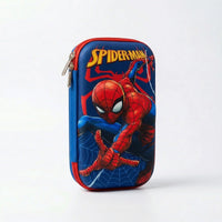 Boys Blue Spiderman Hard-Shell Pencil Box Trending Accessories Blue Onesize