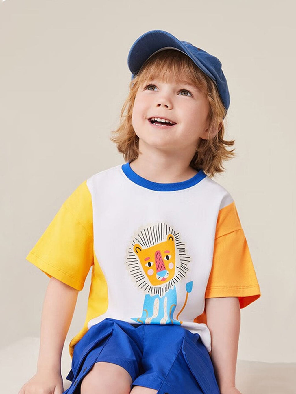 Boys Drop Shoulder Printed Casual T-shirt Tshirts   