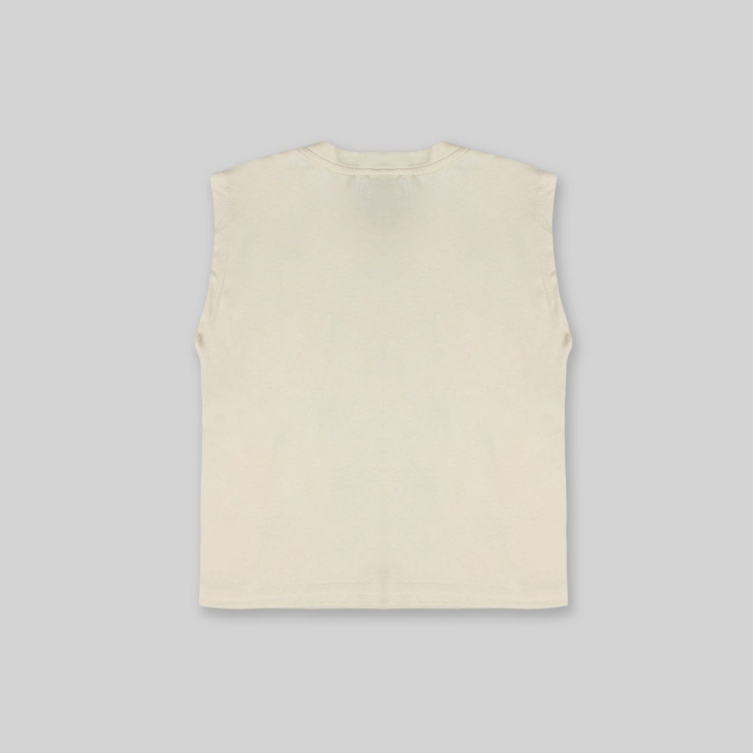 Boys White Printed Sleeveless T-shirt with Shorts Set (Copy) Sets