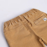 Boys Khaki Typographic Short Sleeve T-Shirt With Elasticated Shorts Sets 2 pc. Sets