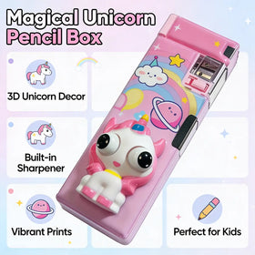 Unicorn Cartoon School Pencil Case for Girls Trending Accessories
