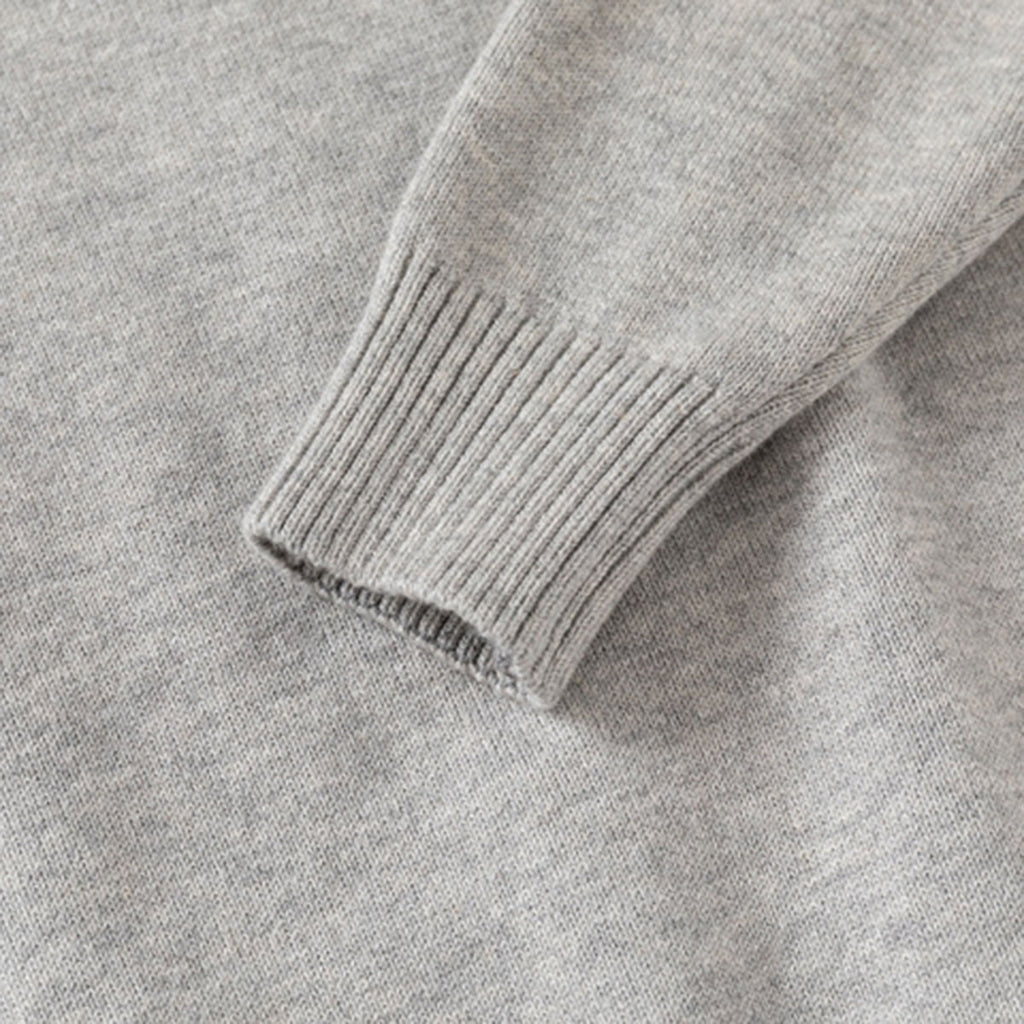 Boys Grey Textured Turtleneck Sweater Sweaters & Cardigans