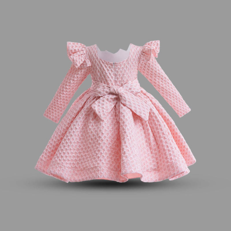 Girls Long Sleeves Party Wear Dress Party Dresses   