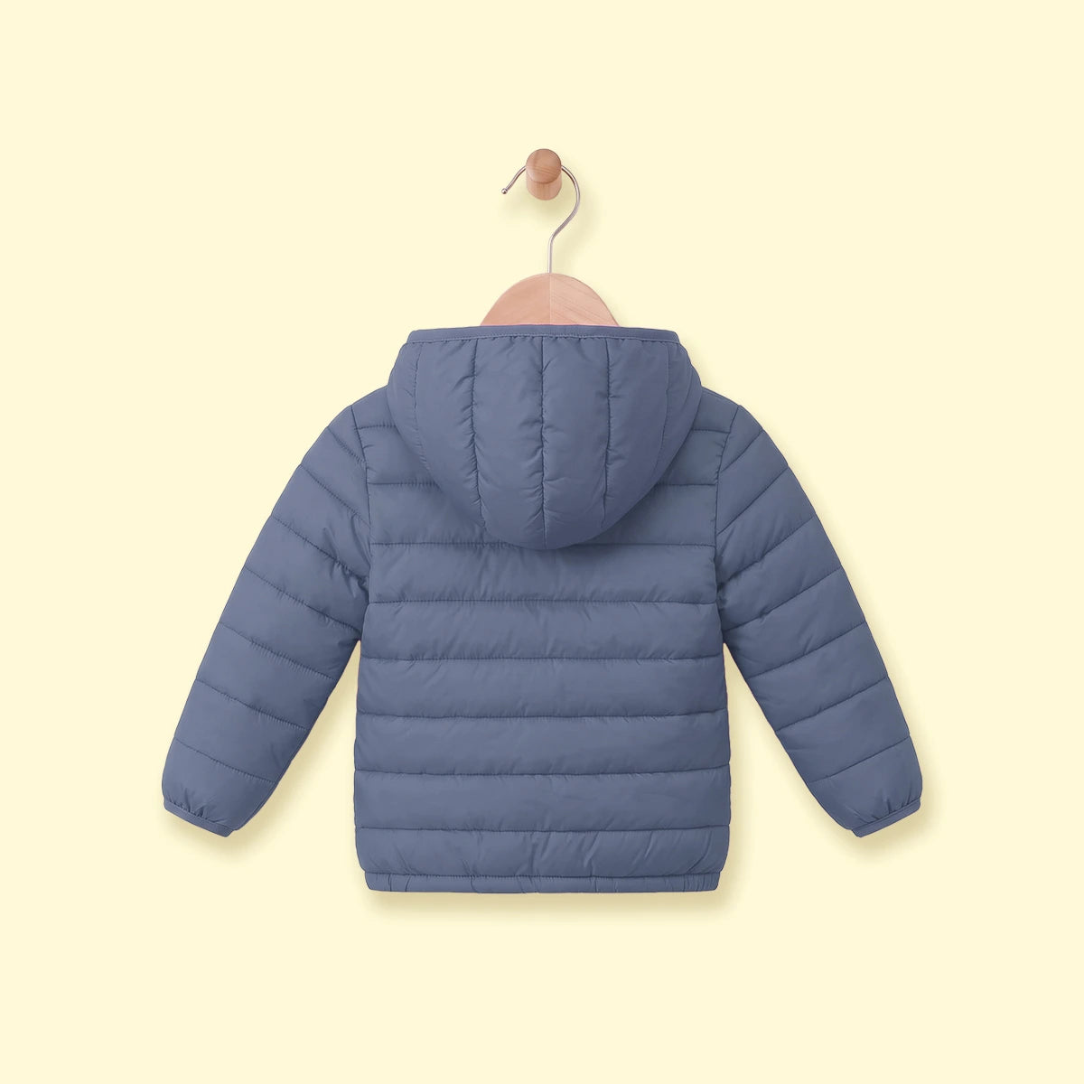 Boys Grey Hooded Quilted Puffer Jacket Coats & Jackets