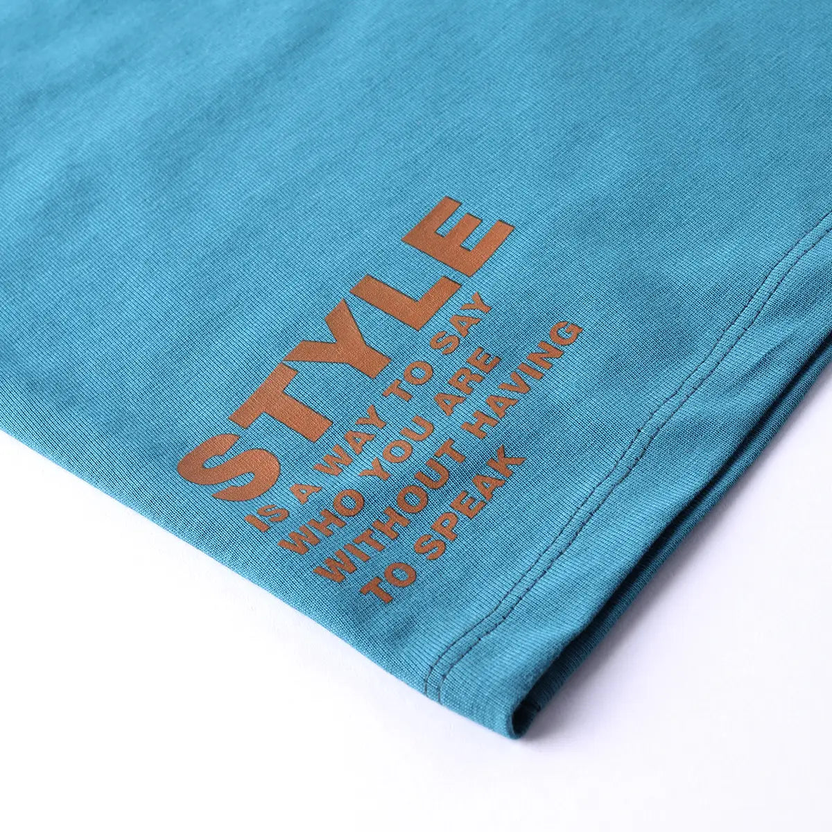 Boys Teal Typographic Printed Polo Short Sleeves T-Shirt With Drawstring Shorts Sets Sets