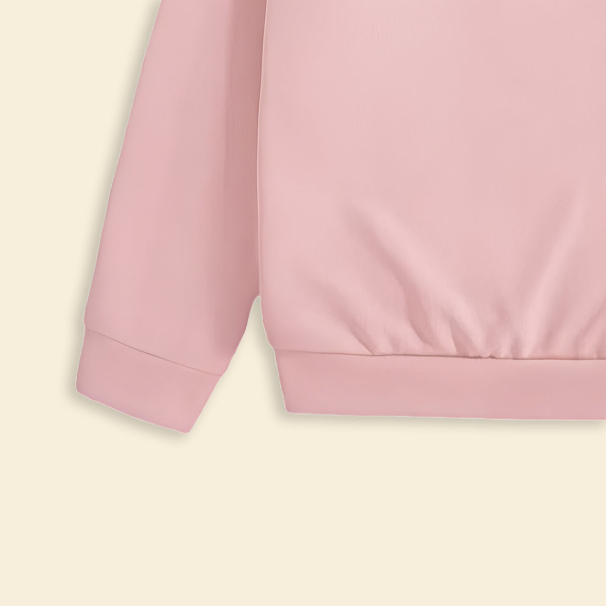 Girls Light Pink Strawberry Printed Sweatshirt with Flared Pants Set 2 pc. Sets
