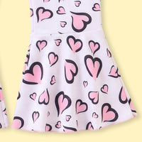 Girls Pink Typography Print Top With Flared Pants Sets 2 pc. Sets
