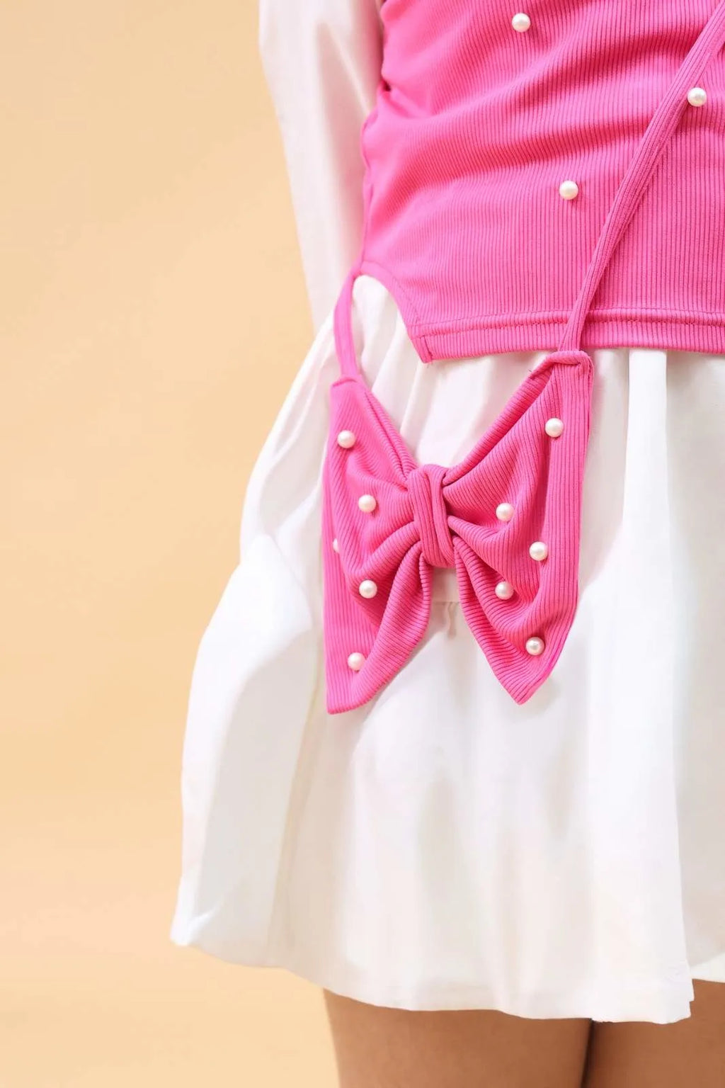 Girls Long Sleeves Drop Waist Dress With Sweater Vest Casual Dresses