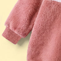 Girls Pink Leopard Print Fleece Hooded Sweatshirt Sweatshirts & Hoodies