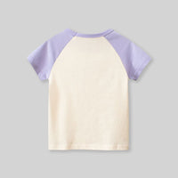 Girls Printed Short Sleeves T-Shirt Tshirts   