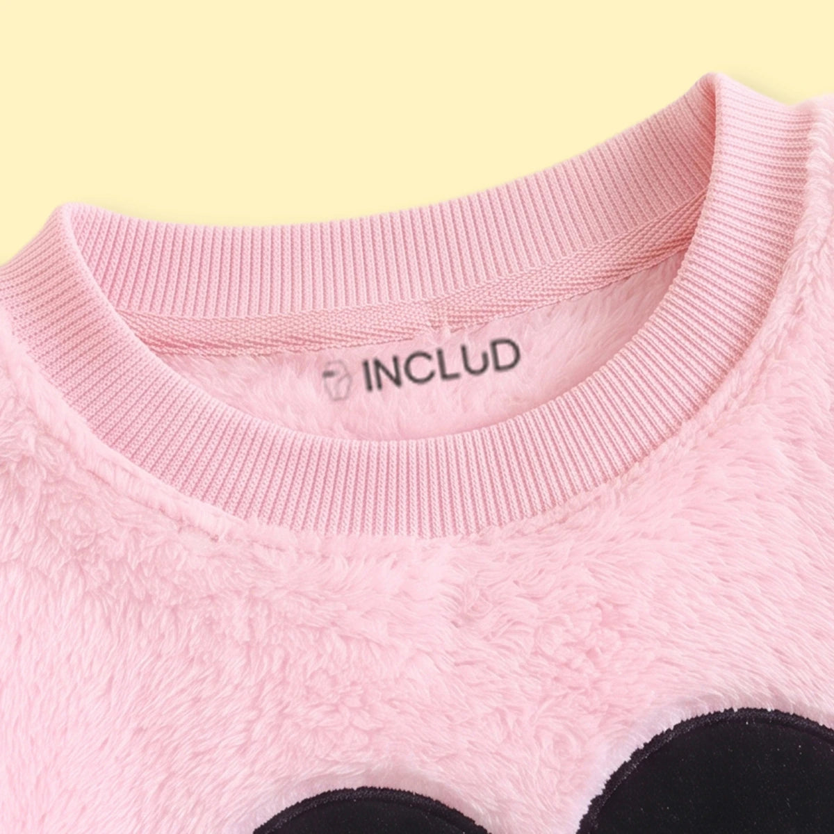 Girls Light Pink Typographic Sweatshirt & Pants Sets 2 pc. Sets