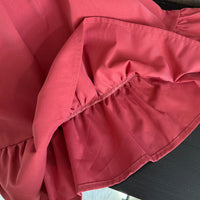 Girls Red Sleeveless A-line Dress Casual Dresses