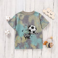 Boys Multicolor Short Sleeve Tie & Dye Graphic T-Shirt Tshirts Multicolor 3-4 Y