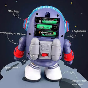 Kids Blue Dancing Astronaut Space Duck Toy with Lights Trending Accessories