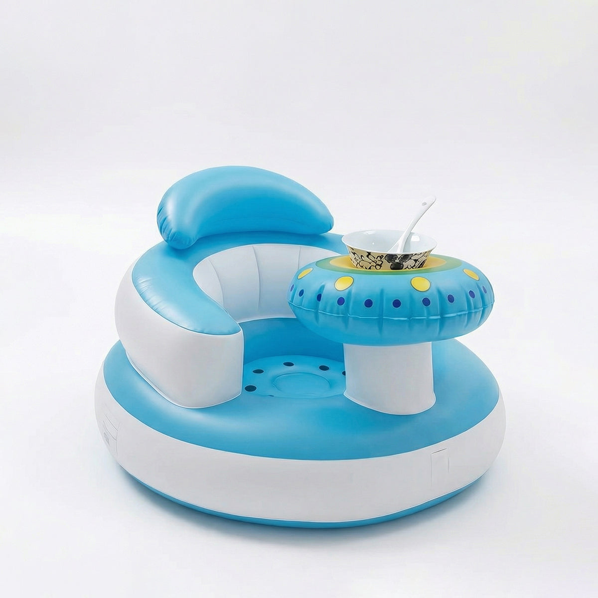 Inflatable Baby Seat with Built-In Air Pump Portable Support Chair for Learning to Sit Trending Accessories