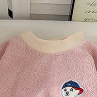 Girls Pink Long Sleeves T-Shirt With Jogger Co-ord Sets Sets