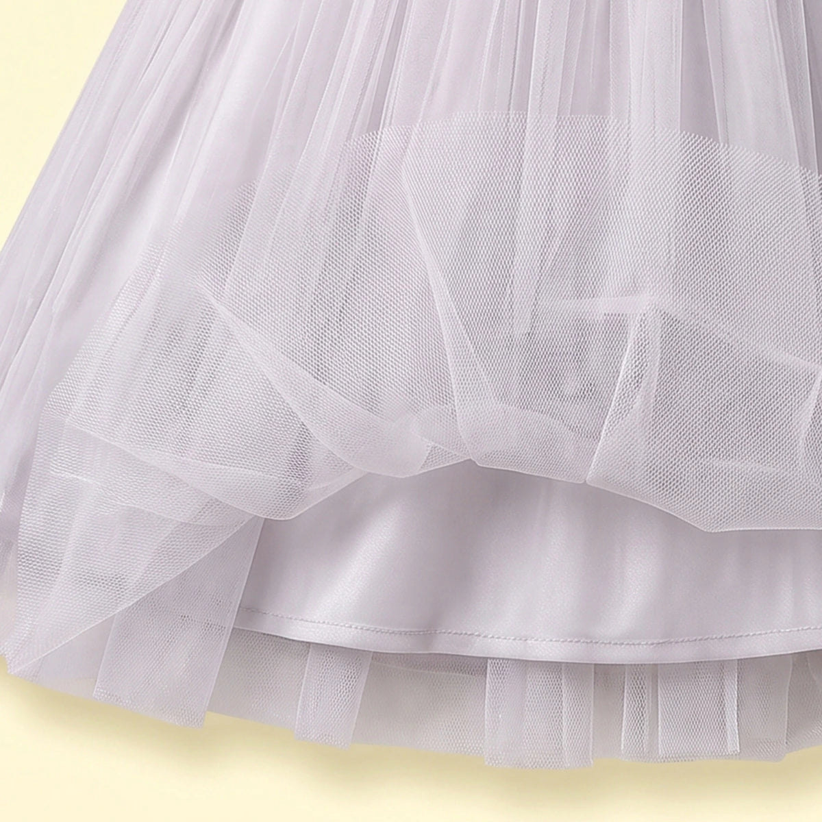 Girls Light Grey Floral Applique Sleeveless Fit & Flare Dress Party Dresses