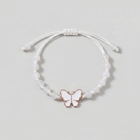 Pack Of 5 Girls Multicolour Butterfly Beaded Bracelet Sets Bracelet