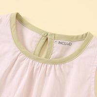 Girls Light Green Sleeveless Top With Pants Sets 2 pc. Sets