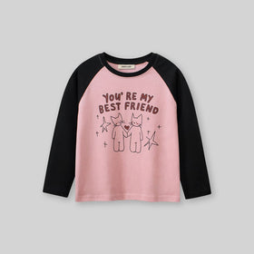 Girls Graphic Printed Full Sleeves T-shirt Tshirts   