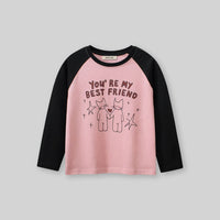 Girls Graphic Printed Full Sleeves T-shirt Tshirts   