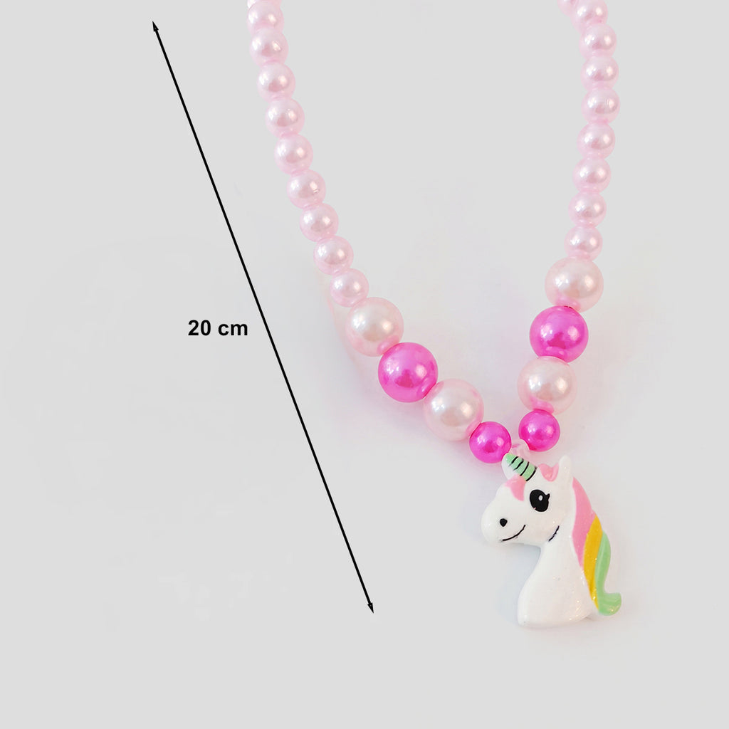 Pack Of 3 Girls Multicolour Princess Beaded Necklace & Bracelet Sets Necklace and Bracelet