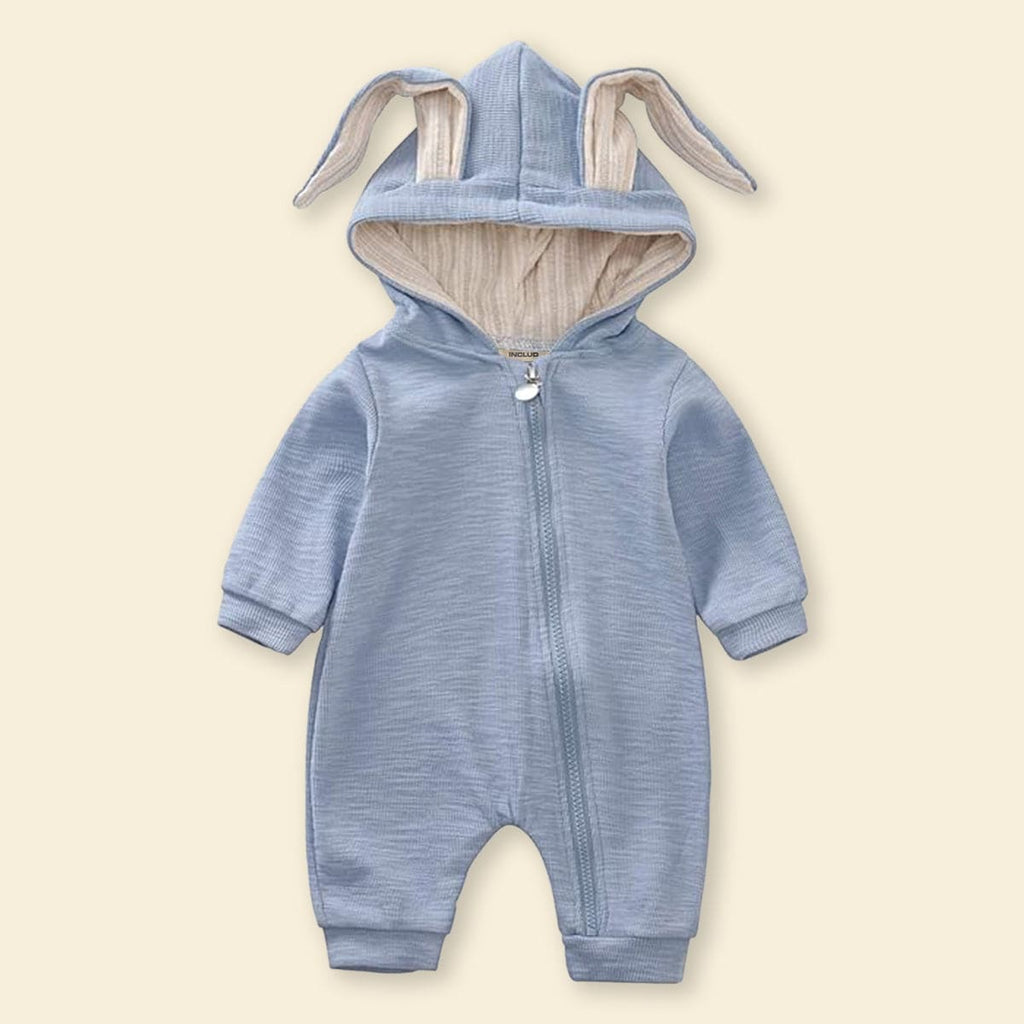 Boys Blue Long Leg Romper Romper Blue 6 - 9 M