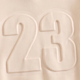 Boys Beige Embossed 23 Hooded Sweatshirt With Jogger Sets 2 pc. Sets