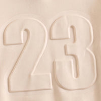 Boys Beige Embossed 23 Hooded Sweatshirt With Jogger Sets 2 pc. Sets