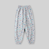 Girls Printed Harem Pants Leggings & Tights Gray 6-7 Y 