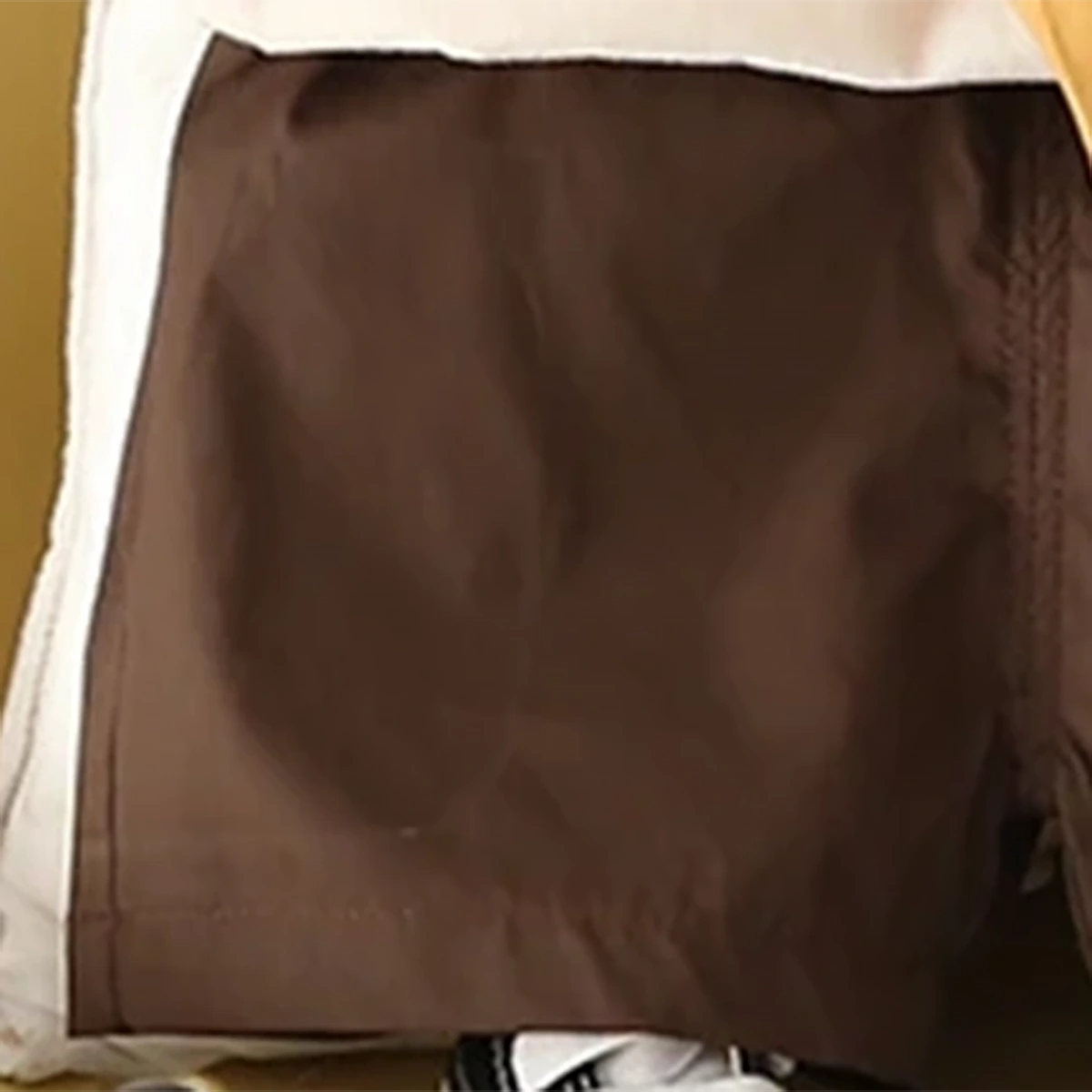 Girls Dark Brown Short Sleeves T-Shirt With Shorts & Sling Bag Sets Sets
