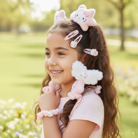 Girls Multicolor Hair Accessories Set Trending Accessories