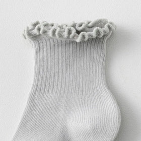 Pack of 6 Girls Multicolour Ruffle Edge Ankle Length Socks Sets Socks