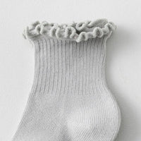 Pack of 6 Girls Multicolour Ruffle Edge Ankle Length Socks Sets Socks