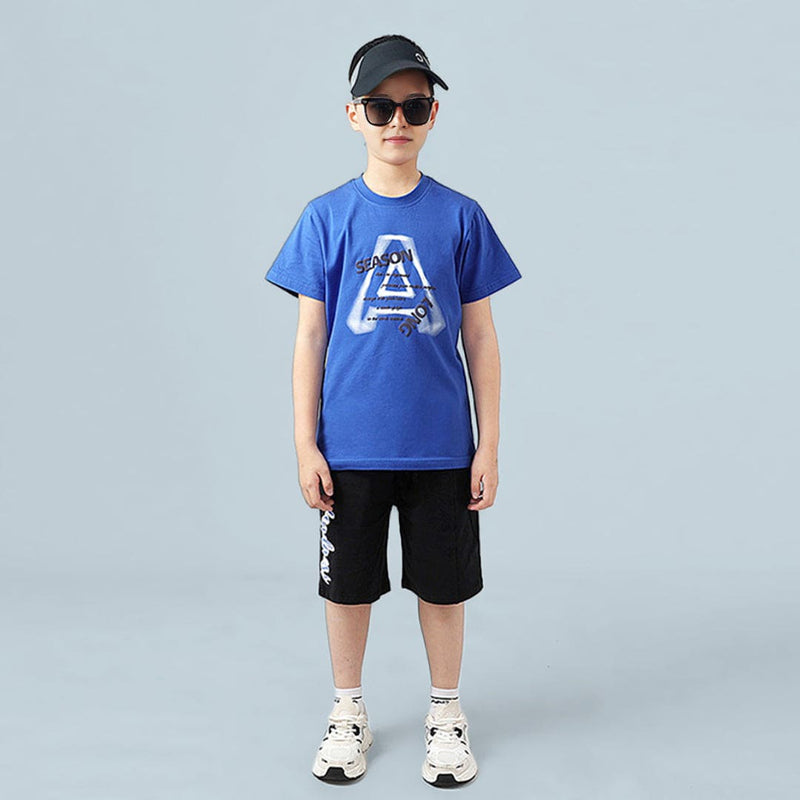 Boys Printed Shorts Sleeves T-Shirt Tshirts