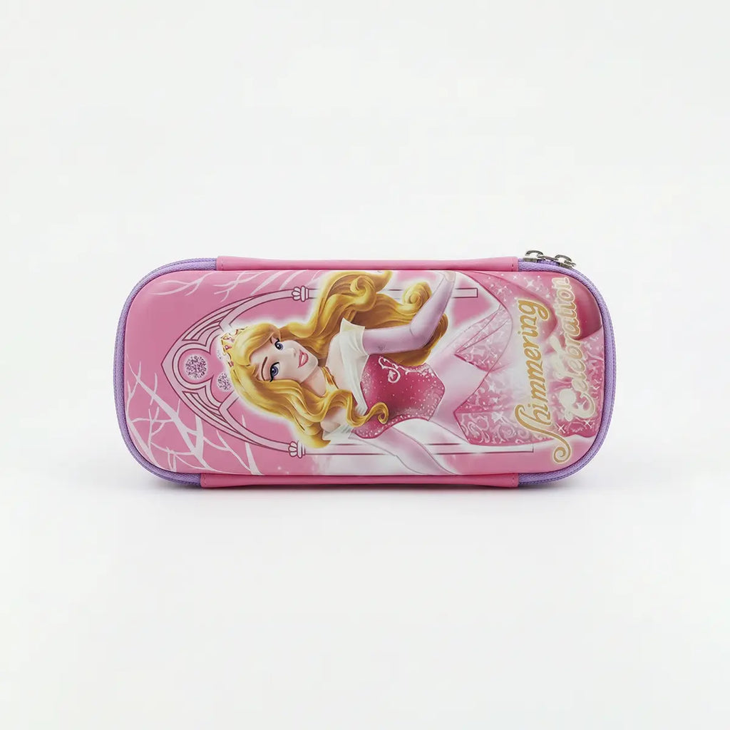 Princess Hard Case Pencil Pouch for Girls Trending Accessories Pink Onesize