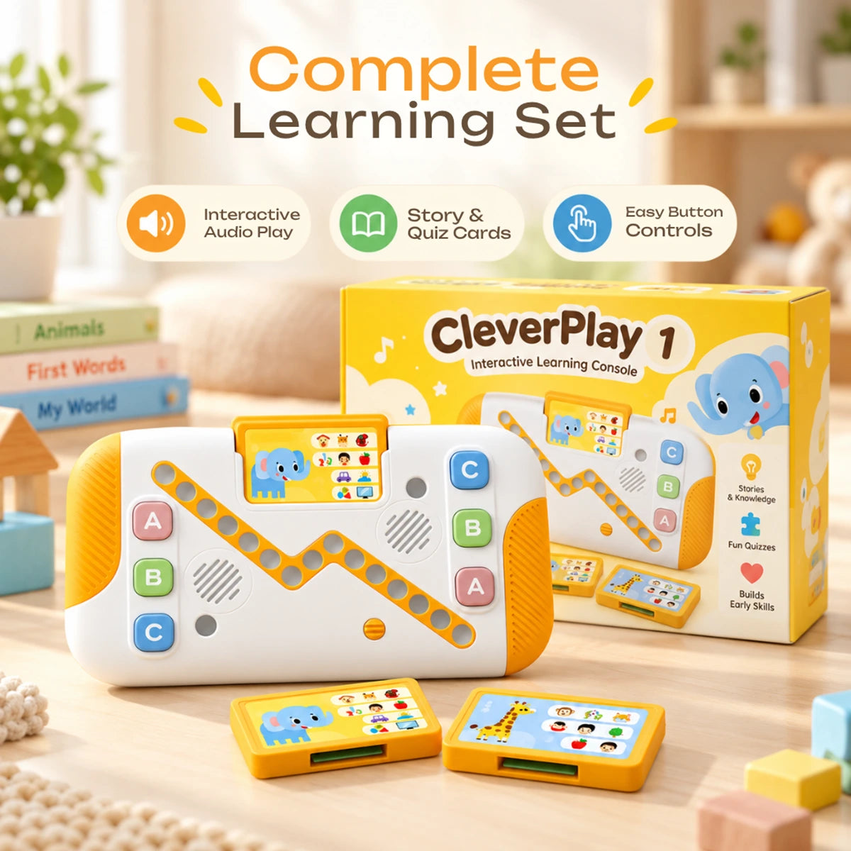Kids Educational Activity with Cards 3 Years Plus Trending Accessories