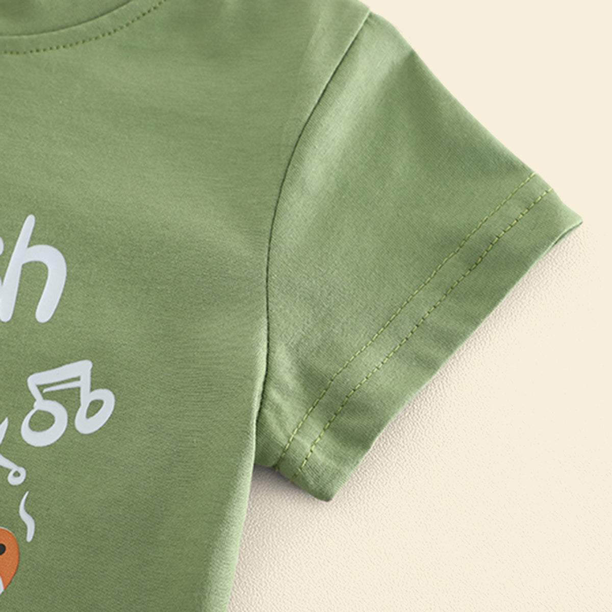 Boys Green Star Fish Graphic Short Sleeves T- Shirt With Shorts Set 2 pc. Sets