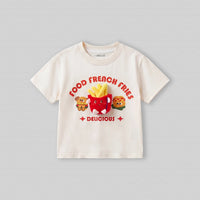 Boys Off White Short Sleeve Typography print T-Shirt Tshirts Off White 1-2 Y