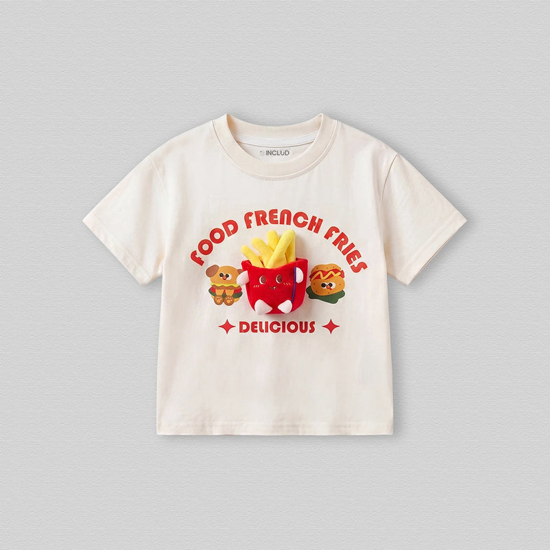 Boys Off White Short Sleeve Typography print T-Shirt Tshirts Off White 1-2 Y
